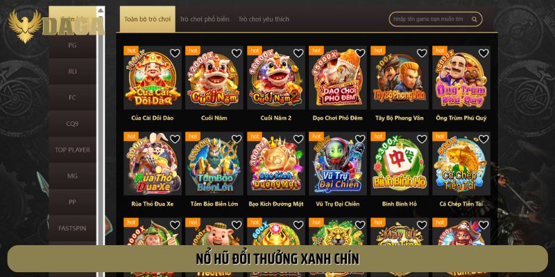 Nổ hũ đổi thưởng tại đây sở hữu nhiều jackpot tiền tỷ